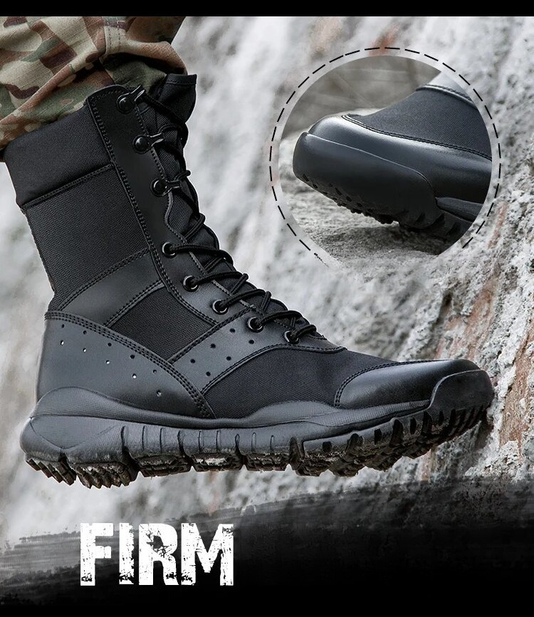 Men'S Training Shoes - Bottes tactiques imperméables légères d'entraînement, chaussures
