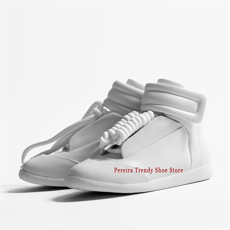Men'S Training Shoes - Bottes courtes tendance en cuir véritable