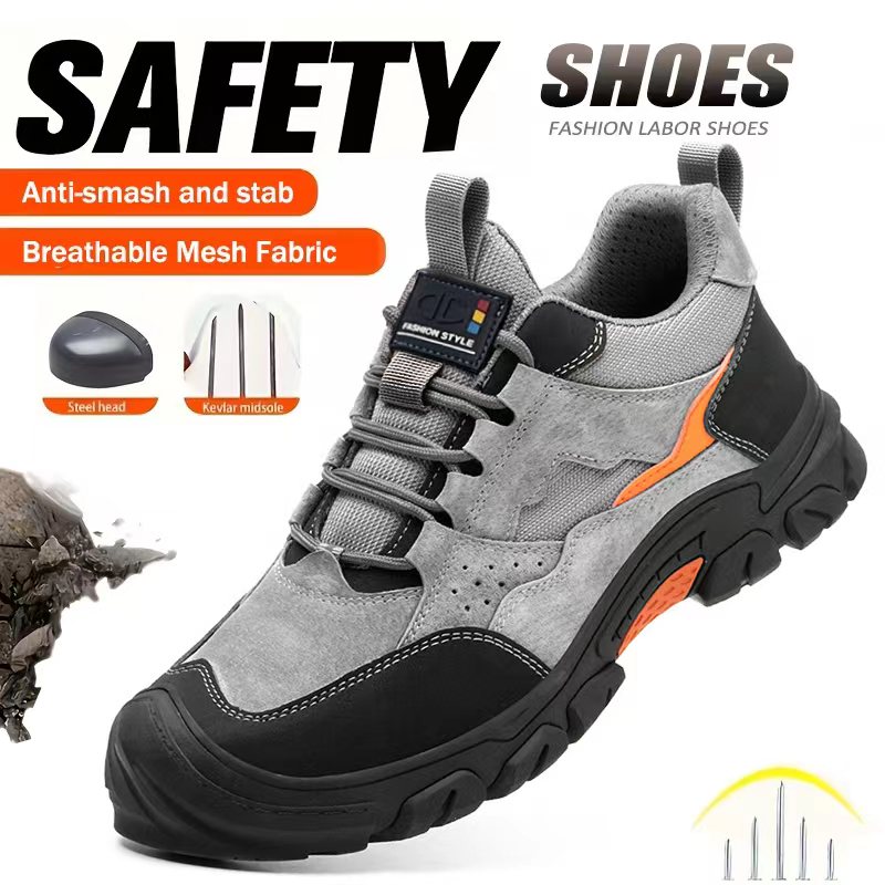 Work Boot Steel Toe - Chaussures de sécurité fonctionnelles anti-perforation et