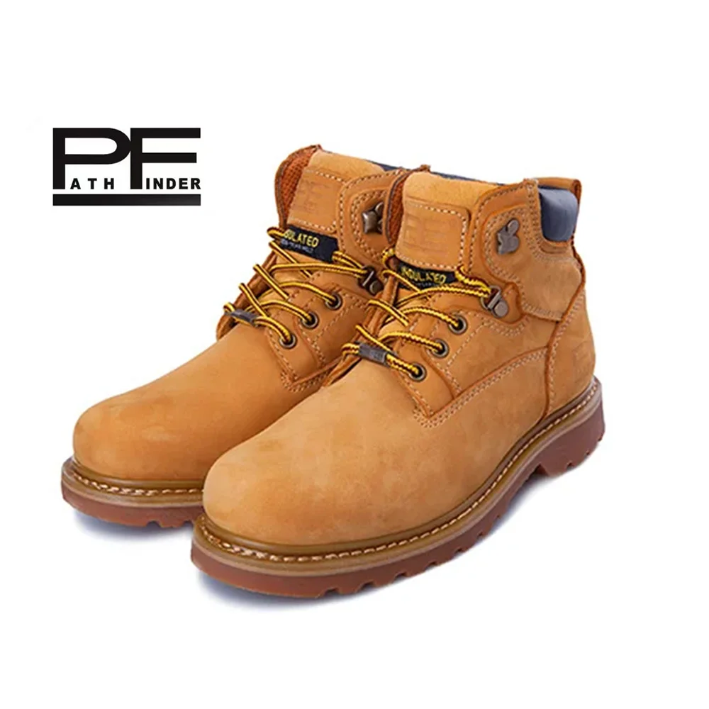 Pf – bottes de moto en cuir vé - Work Boot Steel Toe avis et prix