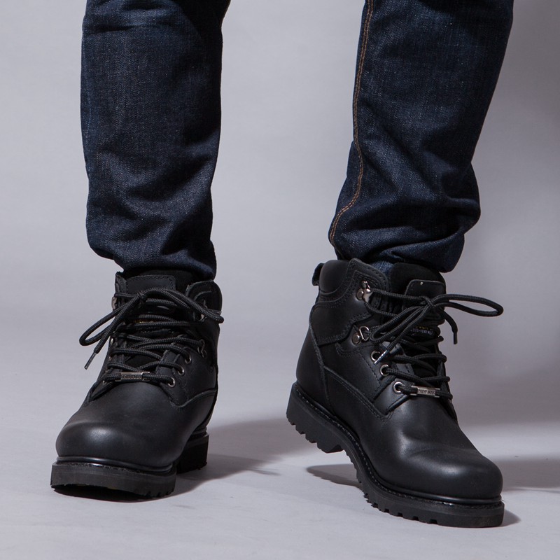 Pf – bottes de moto en cuir vé - Work Boot Steel Toe avis et prix