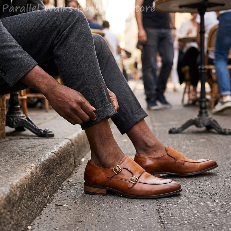 Mocassins à double boucle pour - Men Shoes Oxford avis et prix