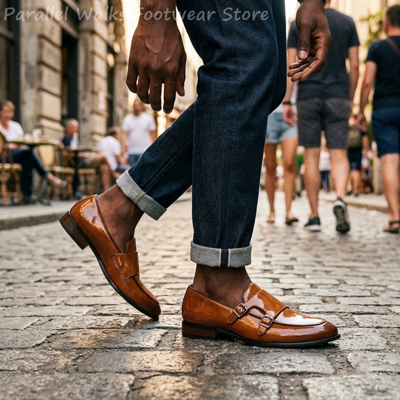 Mocassins à double boucle pour - Men Shoes Oxford avis et prix