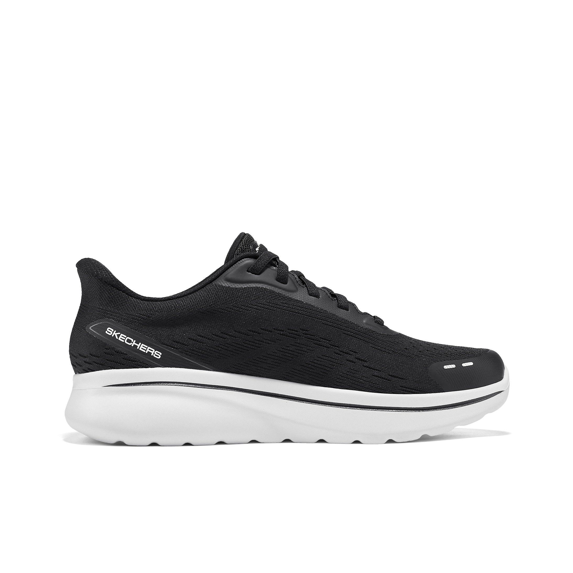 Skechers GO WALK Chaussures ba - Men'S Shoes Black And White avis et prix