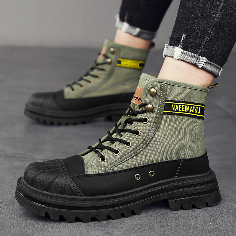Hommes toile bottes mode haut  - Men'S Shoes Cole Haan avis et prix