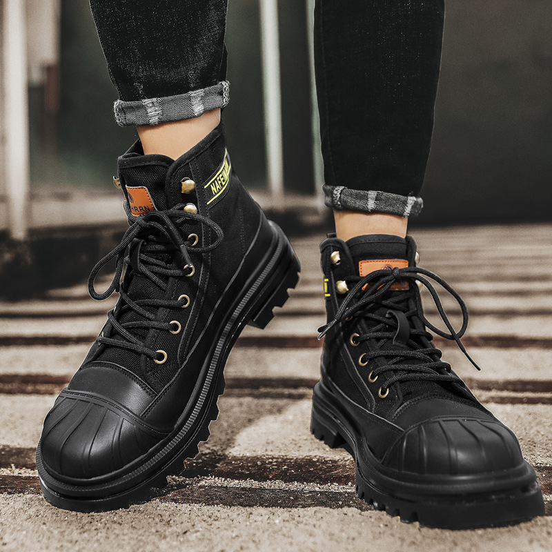 Hommes toile bottes mode haut  - Men'S Shoes Cole Haan avis et prix