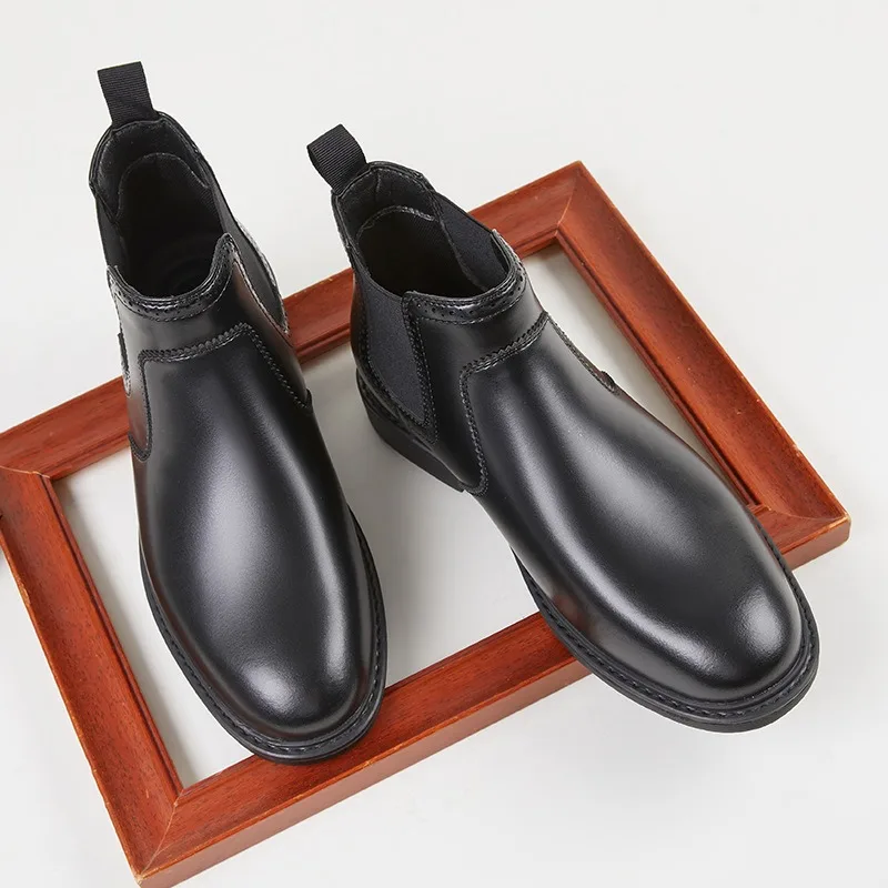 Bottes Oxford en cuir Vintage  - Men Shoes Oxford avis et prix