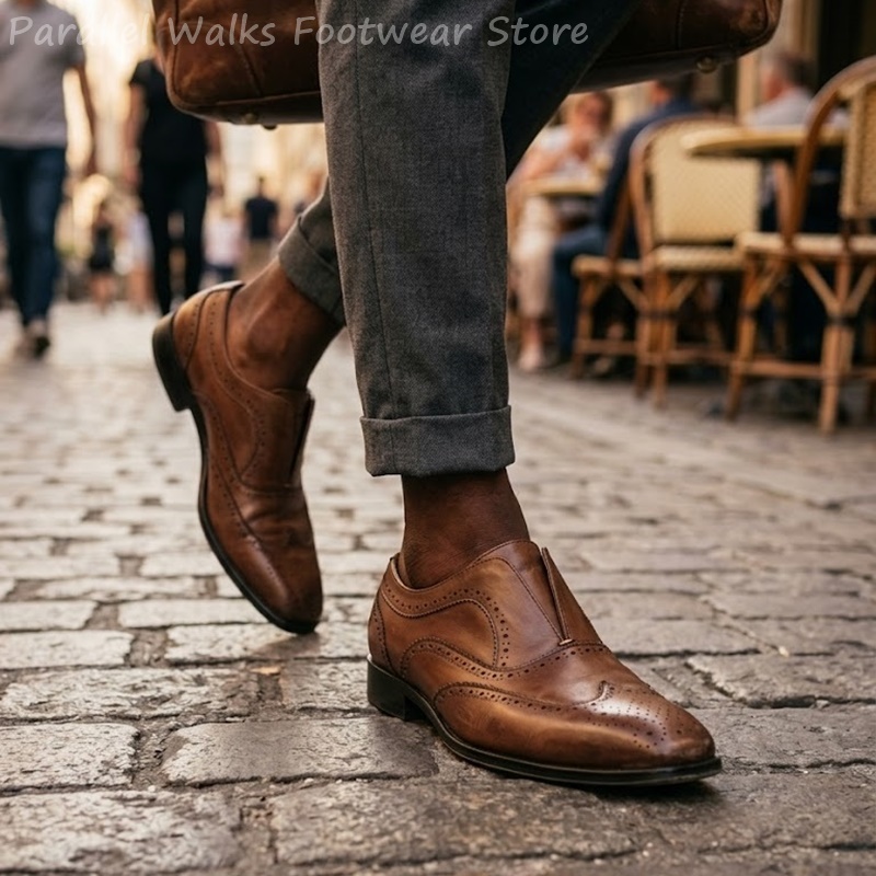 Chaussures Richelieu en cuir m - Men Shoes Oxford avis et prix