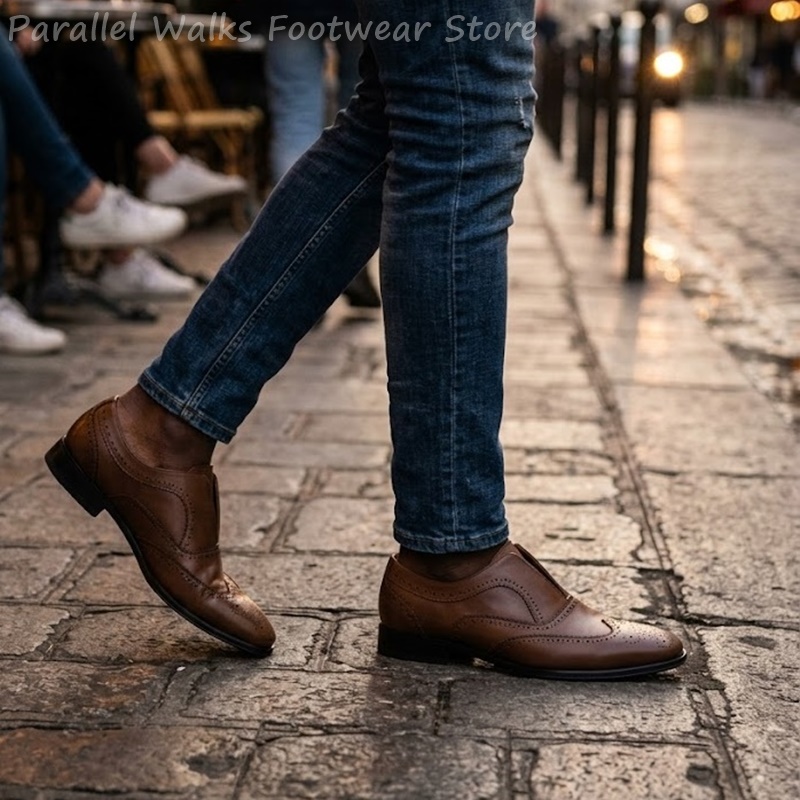 Chaussures Richelieu en cuir m - Men Shoes Oxford avis et prix