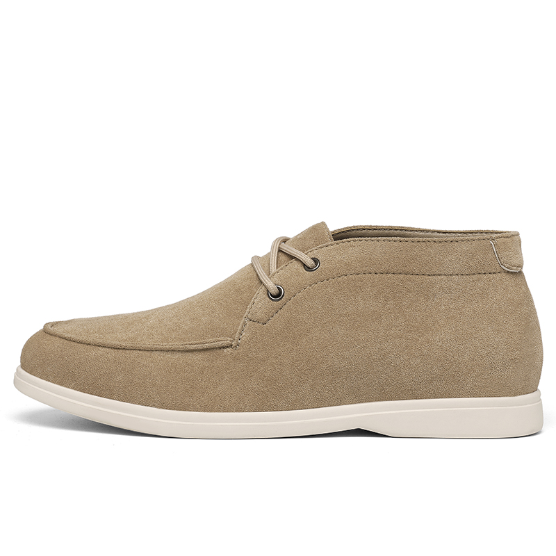 Bottines Chukka classiques en  - Men'S Shoes Black And White avis et prix