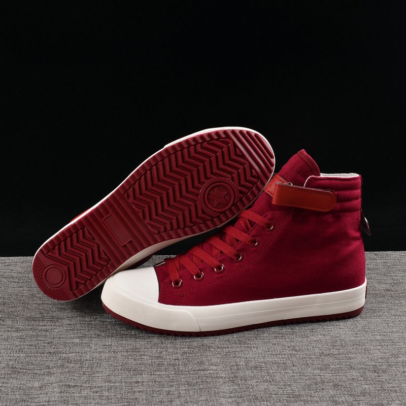 Baskets montantes en toile pou - Men'S Shoes Black And White avis et prix