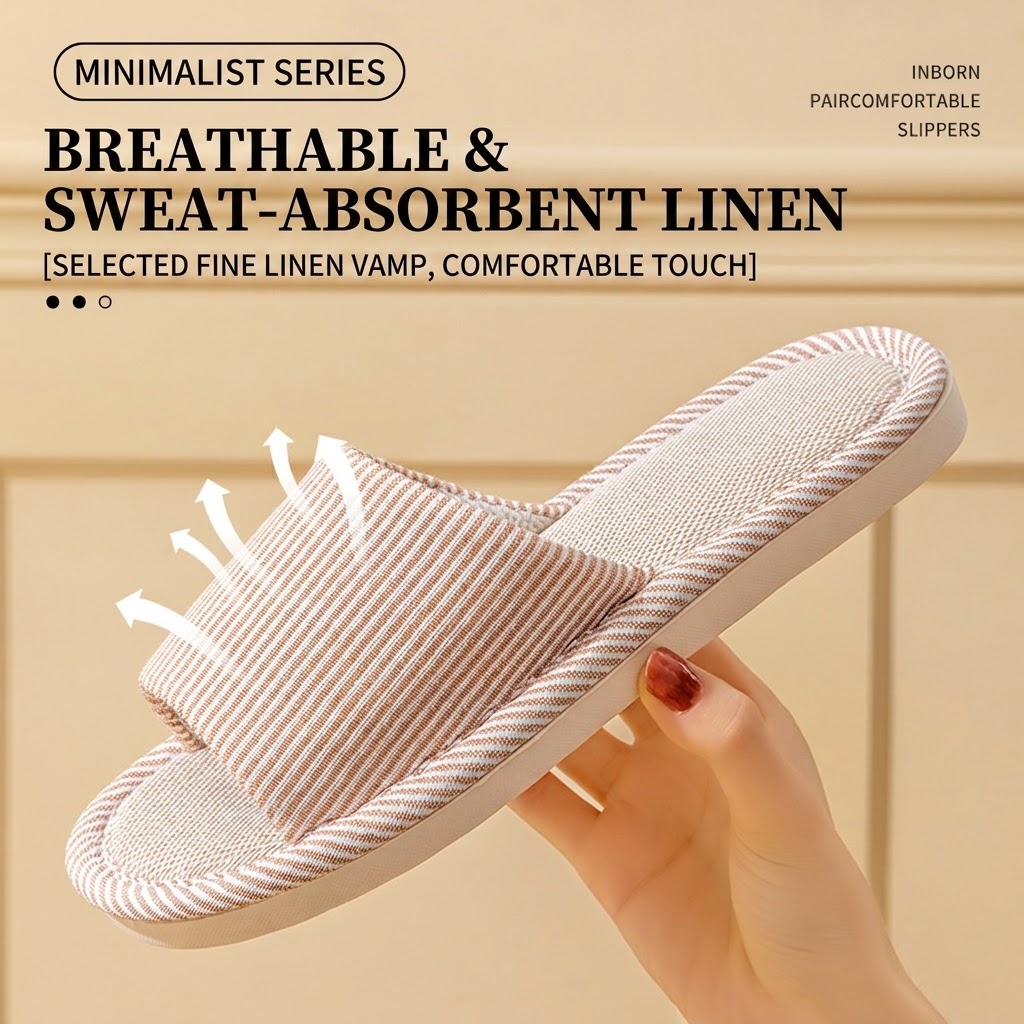 Chaussons en lin respirant pou - Men'S Shoes With Toes avis et prix
