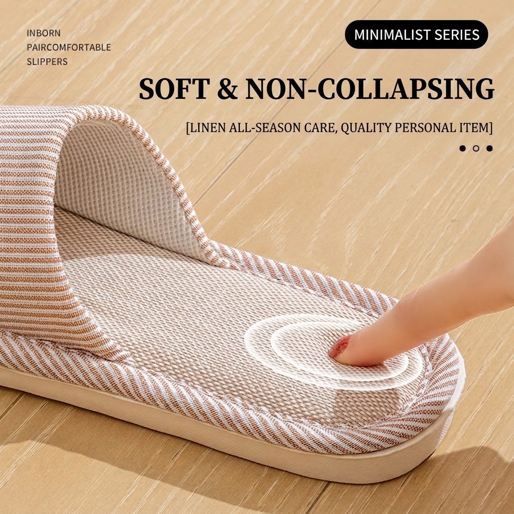 Chaussons en lin respirant pou - Men'S Shoes With Toes avis et prix